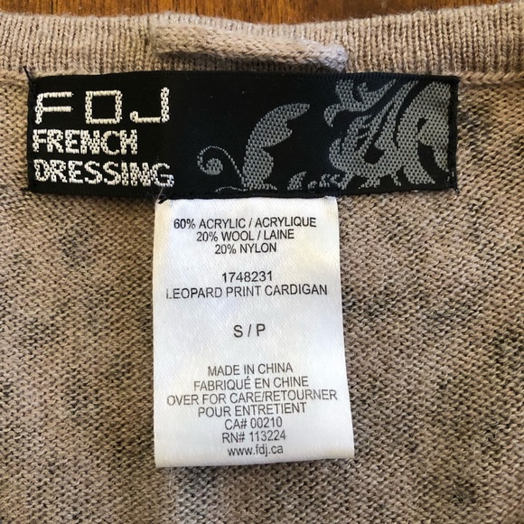 Leopard Print Cardigan - small - Picture 3 of 10